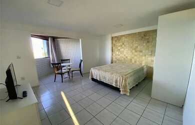 Imagem: O apartamento possui 1 Dormitório, 1 Banheiro, 45m² de Área