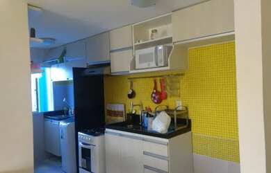 Imagem: O apartamento possui 2 Dormitórios, 1 Banheiro, 1 Vaga na garagem