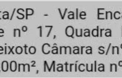 Imagem: O terreno possui 860m² de Área e está localizado em Vale