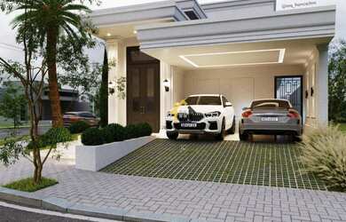 Imagem: A casa em condomínio possui 3 Dormitórios, 2 Banheiros, 4