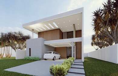 Imagem: A casa em condomínio possui 3 Dormitórios, 4 Banheiros, 2