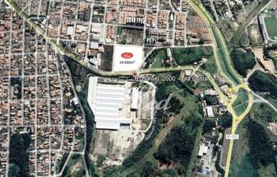 Imagem: O terreno possui 19.000m² de Área e está localizado em Vila
