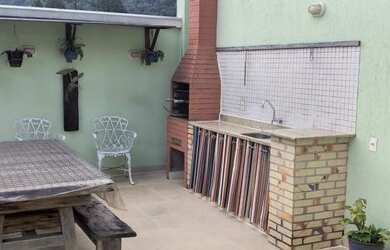 Imagem: O apartamento na cobertura possui 3 Dormitórios, 3 Banheiros