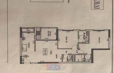 Imagem 3: Residencial - Centro. Piscina, Churrasqueira, Varandae64m² de Área