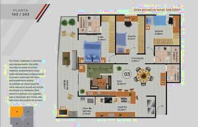 Imagem 9: Belo Apartamento a venda no Palais de Monaco - Recreio do Bandeirantes