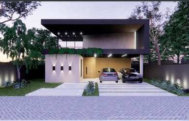 Imagem: A casa possui 3 Dormitórios, 5 Banheiros, 2 Vagas na garagem