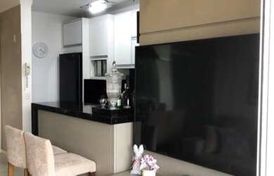 Imagem: O apartamento possui 3 Dormitórios, 2 Banheiros, 2 Vagas na