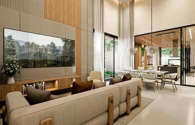 Imagem: O depósito possui 4 Vagas na garagem, 220m² de Área e está