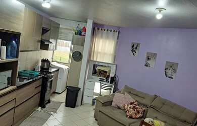 Imagem: O apartamento possui 2 Dormitórios, 1 Banheiro, 1 Vaga na garagem