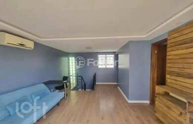 Imagem: O apartamento na cobertura possui 2 Dormitórios, 2 Banheiros