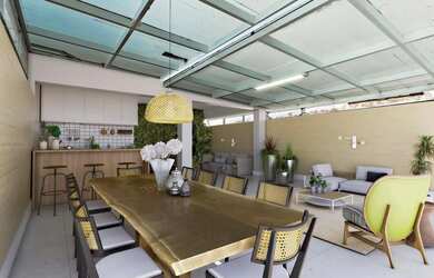 Imagem: O apartamento possui 2 Dormitórios, 3 Banheiros, 1 Vaga na