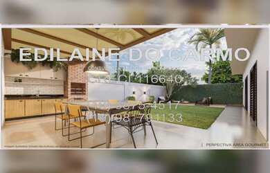 Imagem: A casa em condomínio possui 3 Dormitórios, 3 Banheiros, 4