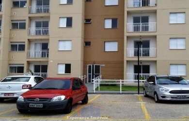 Imagem: O apartamento possui 2 Dormitórios, 1 Banheiro, 1 Vaga na garagem