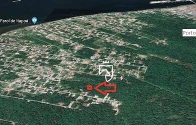 Imagem: O terreno possui 300m² de Área e está localizado em Itapoá