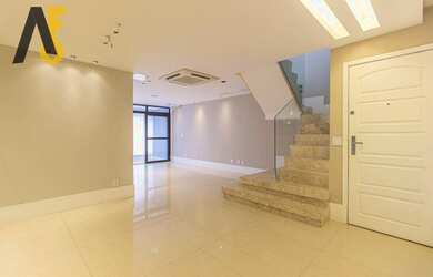 Imagem: O apartamento na cobertura possui 5 Dormitórios, 5 Banheiros