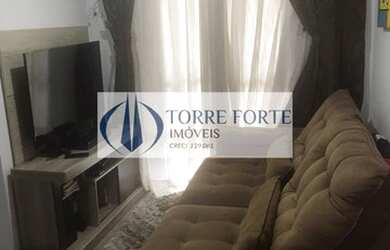 Imagem: O apartamento possui 2 Dormitórios, 1 Banheiro, 1 Vaga na garagem