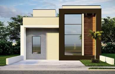 Imagem: A casa em condomínio possui 3 Dormitórios, 3 Banheiros, 4