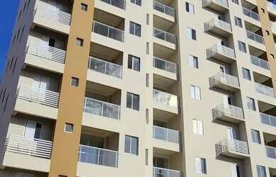 Imagem: O apartamento possui 1 Dormitório, 1 Banheiro, 2 Vagas na garagem