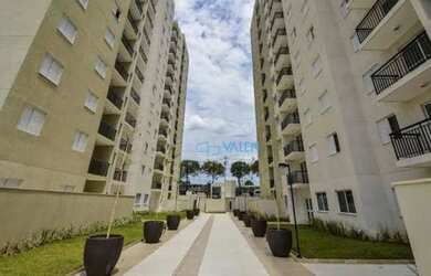 Imagem: O apartamento possui 2 Dormitórios, 1 Banheiro, 1 Vaga na garagem