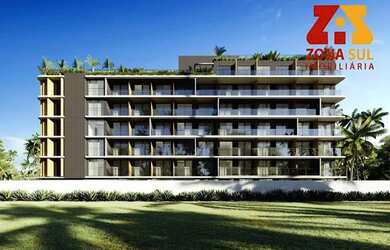 Imagem: O apartamento possui 1 Dormitório, 1 Banheiro, 1 Vaga na garagem