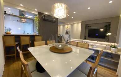 Imagem: O apartamento na cobertura possui 3 Dormitórios, 4 Banheiros