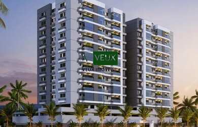 Imagem: O apartamento possui 1 Dormitório, 1 Banheiro, 1 Vaga na garagem