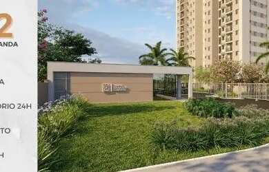 Imagem: O apartamento possui 2 Dormitórios, 1 Banheiro, 1 Vaga na garagem