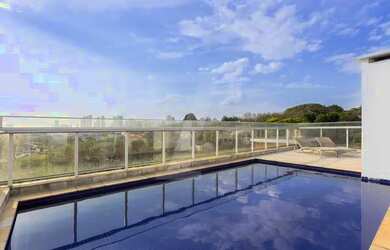 Imagem: O apartamento na cobertura possui 4 Dormitórios, 5 Banheiros