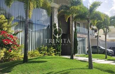 Imagem: A casa em condomínio possui 5 Dormitórios, 5 Banheiros, 4