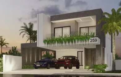 Imagem: A casa em condomínio possui 3 Dormitórios, 4 Banheiros, 4