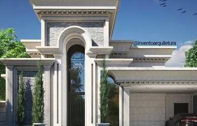 Imagem: A casa possui 3 Dormitórios, 5 Banheiros, 4 Vagas na garagem