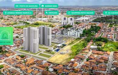 Imagem: O apartamento possui 2 Dormitórios, 1 Banheiro, 1 Vaga na garagem