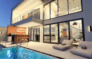 Imagem: A casa em condomínio possui 4 Dormitórios, 5 Banheiros, 3