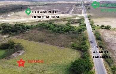 Imagem: O terreno possui 100.000m² de Área e está localizado em