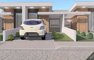 Imagem: A casa possui 2 Dormitórios, 1 Banheiro, 1 Vaga na garagem