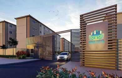 Imagem: O apartamento possui 2 Dormitórios, 1 Banheiro, 1 Vaga na garagem