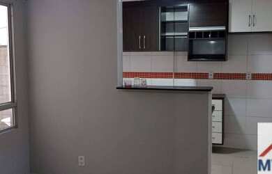 Imagem: O apartamento possui 2 Dormitórios, 1 Banheiro, 1 Vaga na garagem