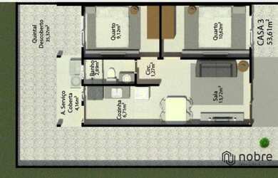 Imagem 9: Casa à venda, 53 m² por R$ 160.000,00 - Jardim Aureny III Taquaralto...