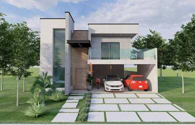 Imagem: A casa em condomínio possui 3 Dormitórios, 5 Banheiros, 5