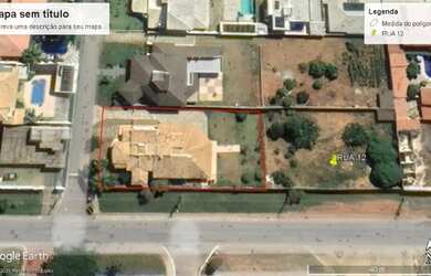 Imagem: O terreno possui 1250m² de Área e está localizado em Setor