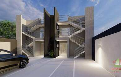 Imagem: A casa possui 2 Dormitórios, 2 Banheiros, 2 Vagas na garagem