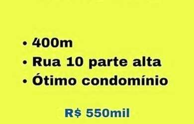 Imagem: O terreno possui 400m² de Área e está localizado em Setor