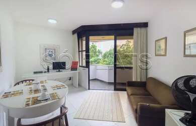 Imagem 1: Flat Morumbi Business próximo a Marginal Pinheiros disponível para locação com 40m²