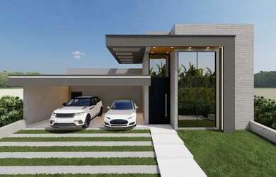 Imagem: A casa em condomínio possui 3 Dormitórios, 5 Banheiros, 4