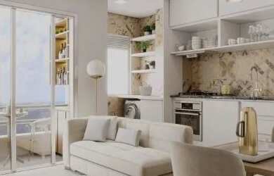 Imagem: O apartamento possui 2 Dormitórios, 1 Banheiro, 1 Vaga na garagem