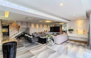 Imagem: O apartamento na cobertura possui 3 Dormitórios, 5 Banheiros