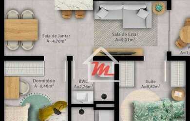 Imagem 16: Scire Fortaleza - Apartamento à venda por R$ 209.000 - Fortaleza - Blumenau/SC