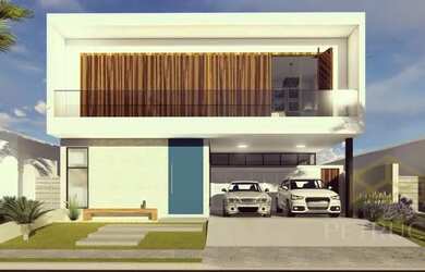 Imagem: A casa em condomínio possui 3 Dormitórios, 4 Banheiros, 4