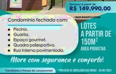 Imagem: O terreno possui 150m² de Área e está localizado em Colônia