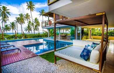 Imagem 4: Casa com 4 dormitórios para alugar, por R$ 7.000/dia - Praia do Forte...